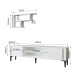 TV Unit Snow Set - White White