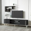 TV Unit Snow Set - Anthracite Anthracite