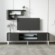 TV Unit Snow Set - Anthracite Anthracite TV Unit Snow Set - Anthracite Anthracite