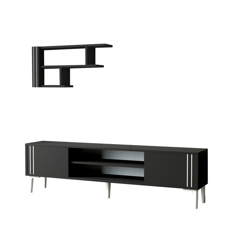 TV Unit Snow Set - Anthracite Anthracite