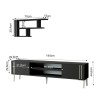 TV Unit Snow Set - Anthracite Anthracite