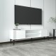 TV Stand Snow - White White TV Stand Snow - White White