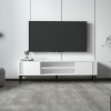 TV Stand Snow - White White