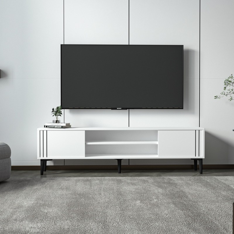 TV Stand Snow - White White