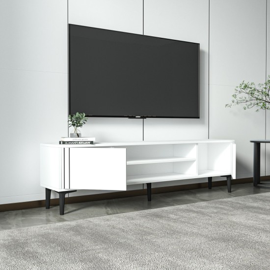 TV Stand Snow - White White TV Stand Snow - White White
