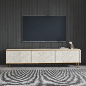 TV Stand Imaj - Travertine, Gold Travertine
Gold