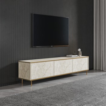 TV Stand Imaj - Travertine, Gold Travertine
Gold