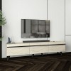 TV Stand Amsterdam Style - Travertine, Black Travertine
Black