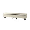TV Stand Amsterdam Style - Travertine, Black Travertine
Black