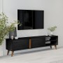 TV Stand Benoit - Wood Black Wood Black