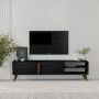 TV Stand Benoit - Wood Black Wood Black