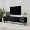 TV Stand Benoit - Wood Black Wood Black