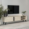 TV Stand Benoit - Travertine Travertine