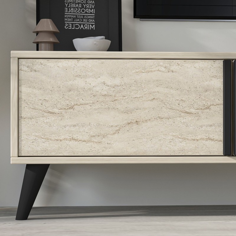 TV Stand Benoit - Travertine Travertine
