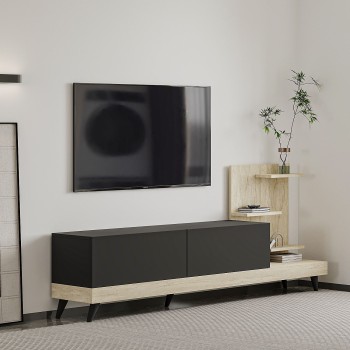TV Stand Dizayn - Anthracite, Travertine Anthracite
Travertine