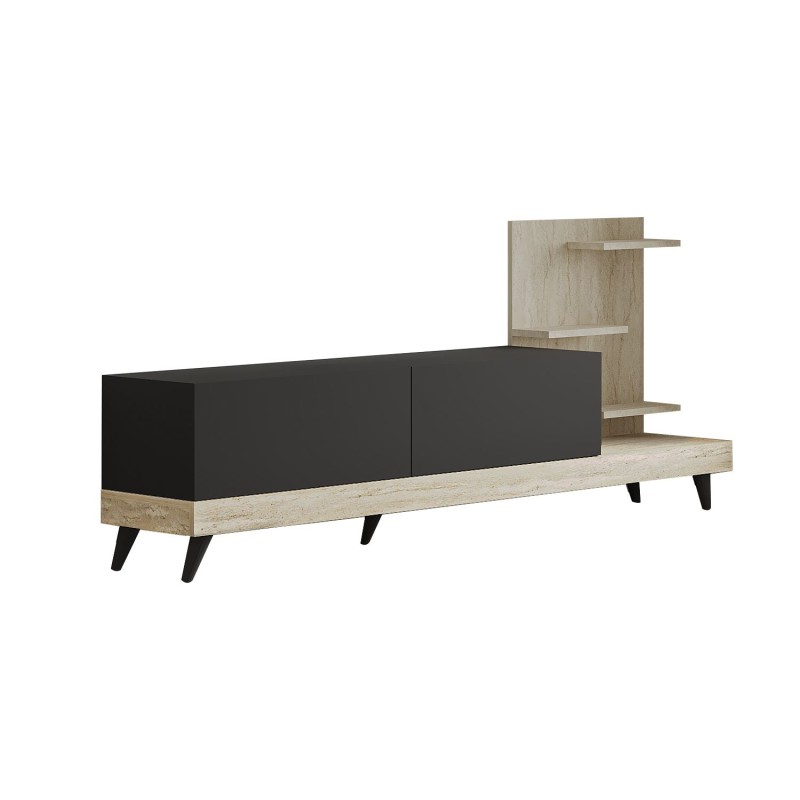 TV Stand Dizayn - Anthracite, Travertine Anthracite
Travertine