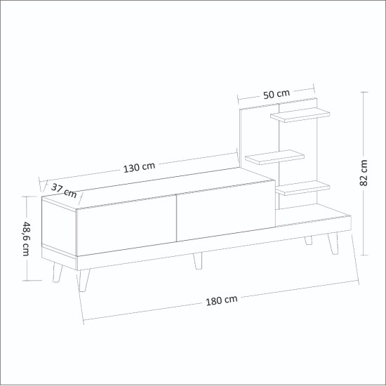 TV Stand Dizayn - Anthracite, Travertine Anthracite
Travertine TV Stand Dizayn - Anthracite, Travertine Anthracite
Travertine