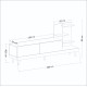 TV Stand Dizayn - Anthracite, Travertine Anthracite
Travertine TV Stand Dizayn - Anthracite, Travertine Anthracite
Travertine