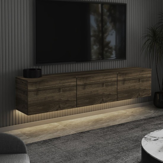 TV Stand Neon - Walnut Walnut TV Stand Neon - Walnut Walnut