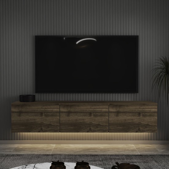 TV Stand Neon - Walnut Walnut TV Stand Neon - Walnut Walnut