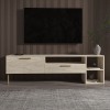 TV Stand Parion - Travertine Travertine
