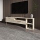 TV Stand Parion - Travertine Travertine TV Stand Parion - Travertine Travertine