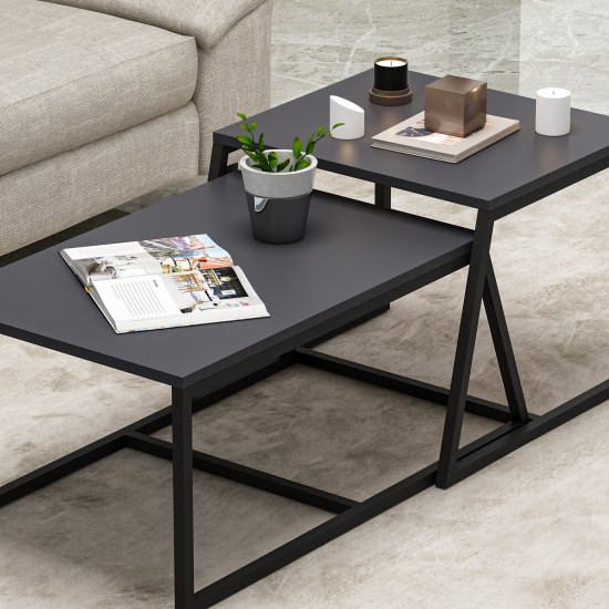 Coffee Table Minimal - Anthracite Anthracite Coffee Table Minimal - Anthracite Anthracite