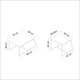 Coffee Table Minimal - White White Coffee Table Minimal - White White