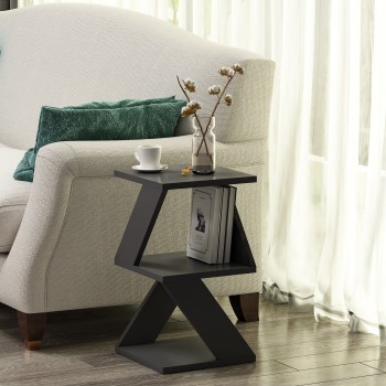 Side Table Albeni - Anthracite Anthracite