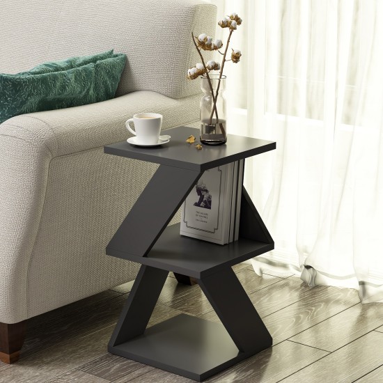 Hanah Home Side Table Albeni - Anthracite Anthracite