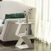 Hanah Home Side Table Albeni - White White