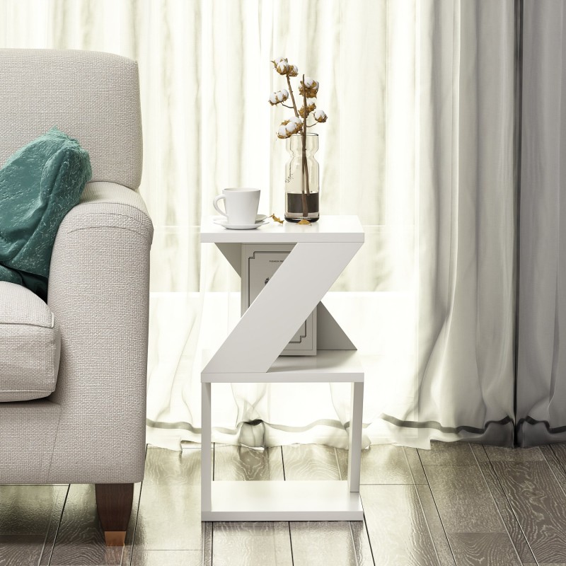Hanah Home Side Table Albeni - White White
