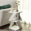 Hanah Home Side Table Albeni - White White