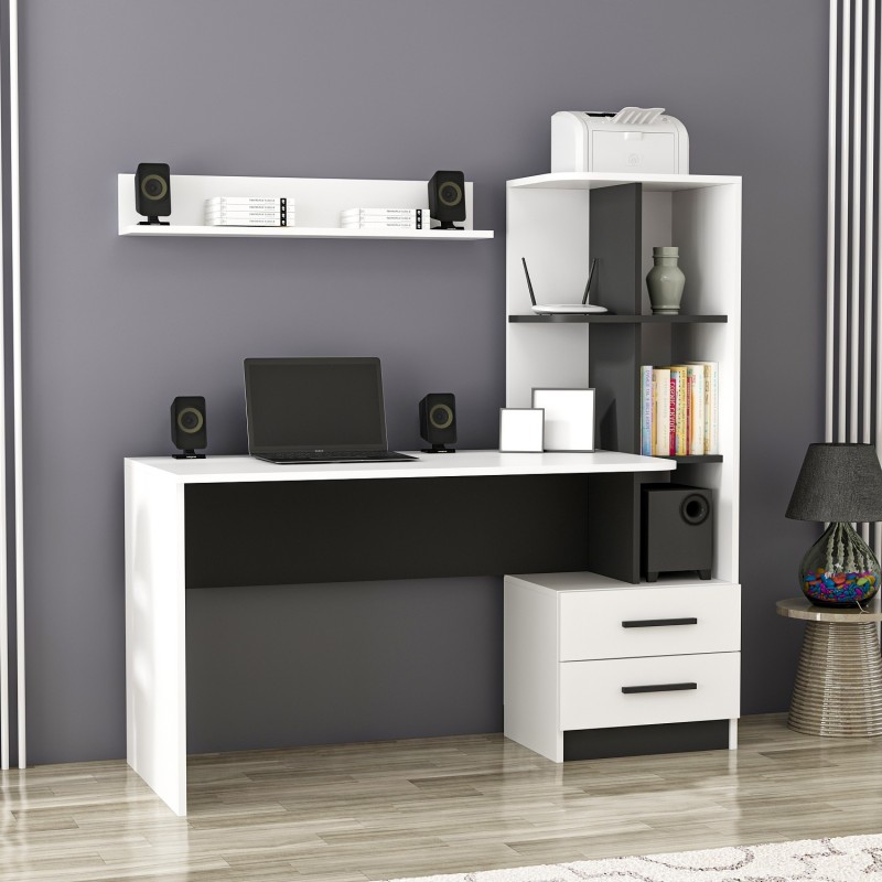 Study Desk Alaska - White White
Black