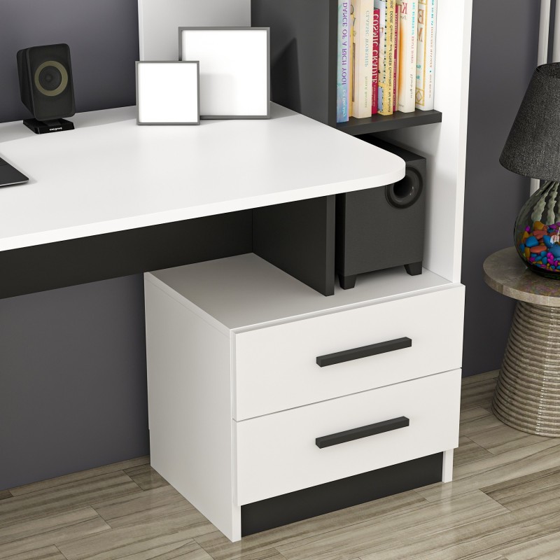 Study Desk Alaska - White White
Black