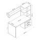 Study Desk Alaska - White White
Black