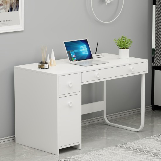 Study Desk ÇM002 Asil - White White Study Desk ÇM002 Asil - White White