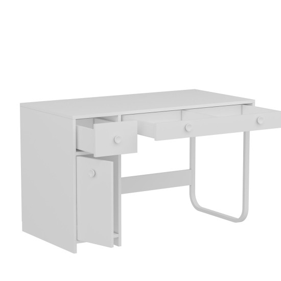 Study Desk ÇM002 Asil - White White Study Desk ÇM002 Asil - White White