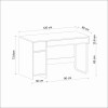 Study Desk ÇM002 Asil - Black Black