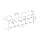 Living Room Furniture Set Oslo White
Oak Living Room Furniture Set Oslo White
Oak