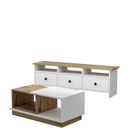 Living Room Furniture Set Oslo White
Oak Living Room Furniture Set Oslo White
Oak