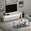 Hanah Home Living Room Furniture Set Beliz - White White
