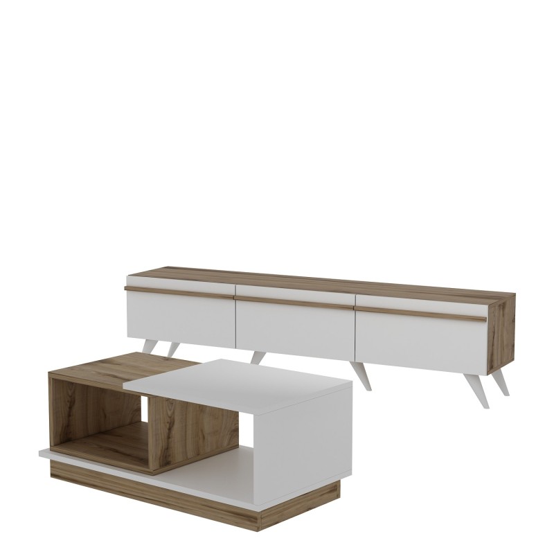 Living Room Furniture Set Valentina - White, Sapphire White
Sapphire