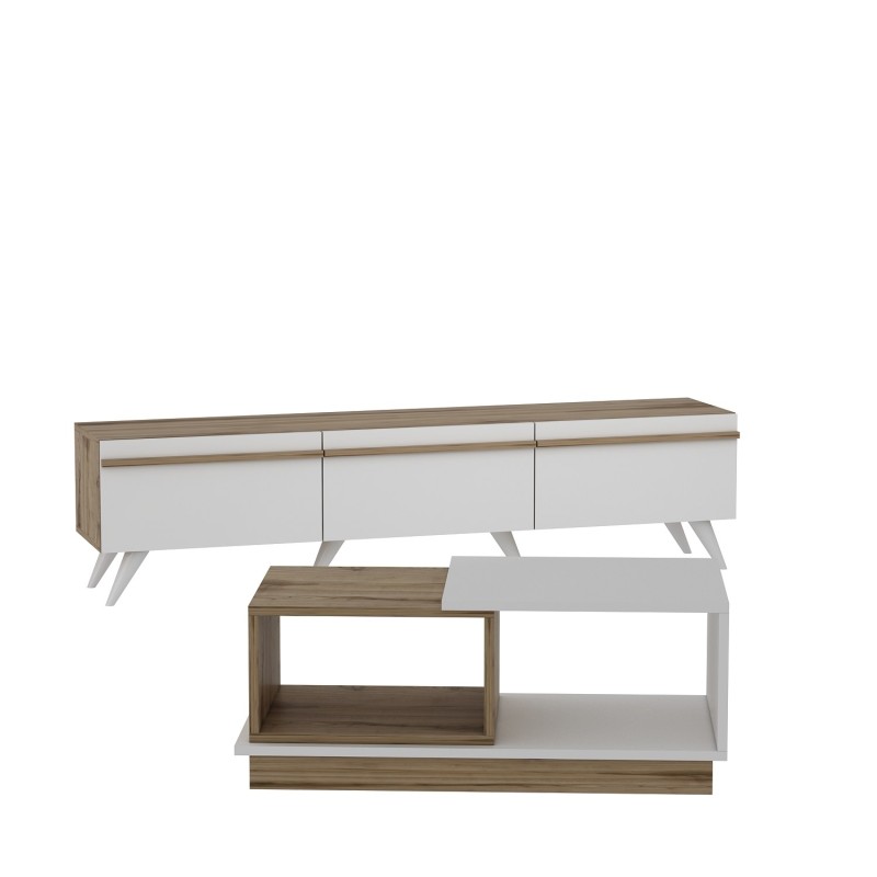 Living Room Furniture Set Valentina - White, Sapphire White
Sapphire