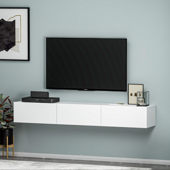 TV Stand Terra - White White TV Stand Terra - White White