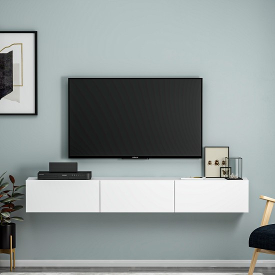 TV Stand Terra - White White TV Stand Terra - White White