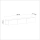 TV Stand Terra - Walnut Walnut TV Stand Terra - Walnut Walnut