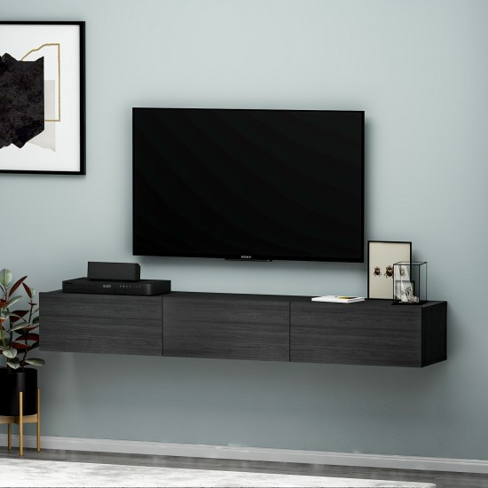 TV Stand Terra - Black Black TV Stand Terra - Black Black