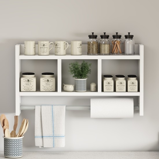 Wall Shelf Asya - Whıte White Wall Shelf Asya - Whıte White