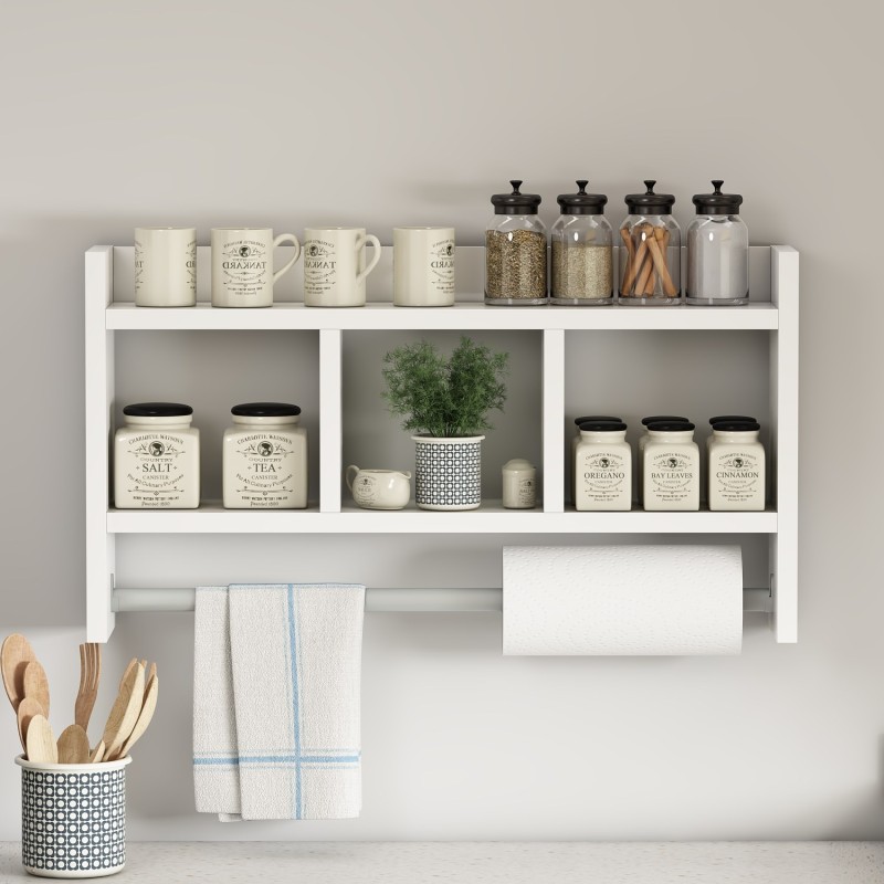 Wall Shelf Asya - Whıte White